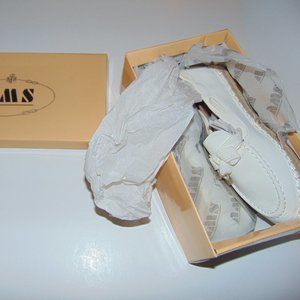 AMS White Slip on Loafer - *NIB Size 6.5